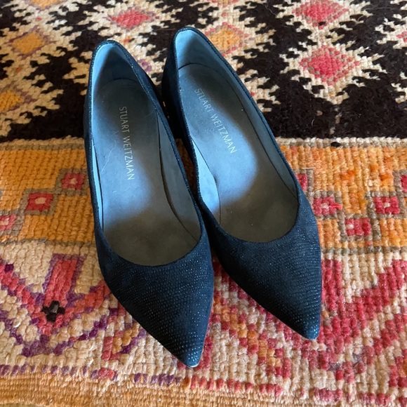Stuart Weitzman black low heels - Picture 2 of 5